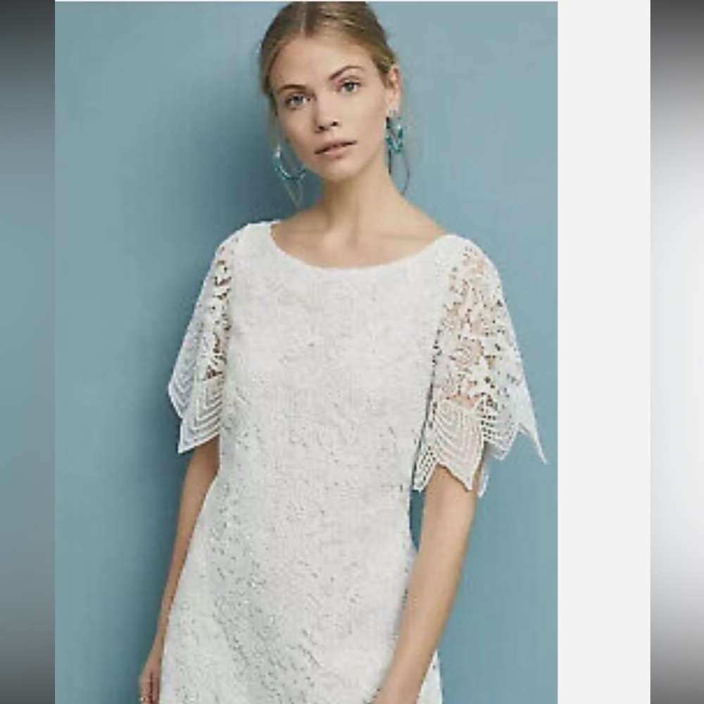 Anthropologie Charleston Lace Mini dress